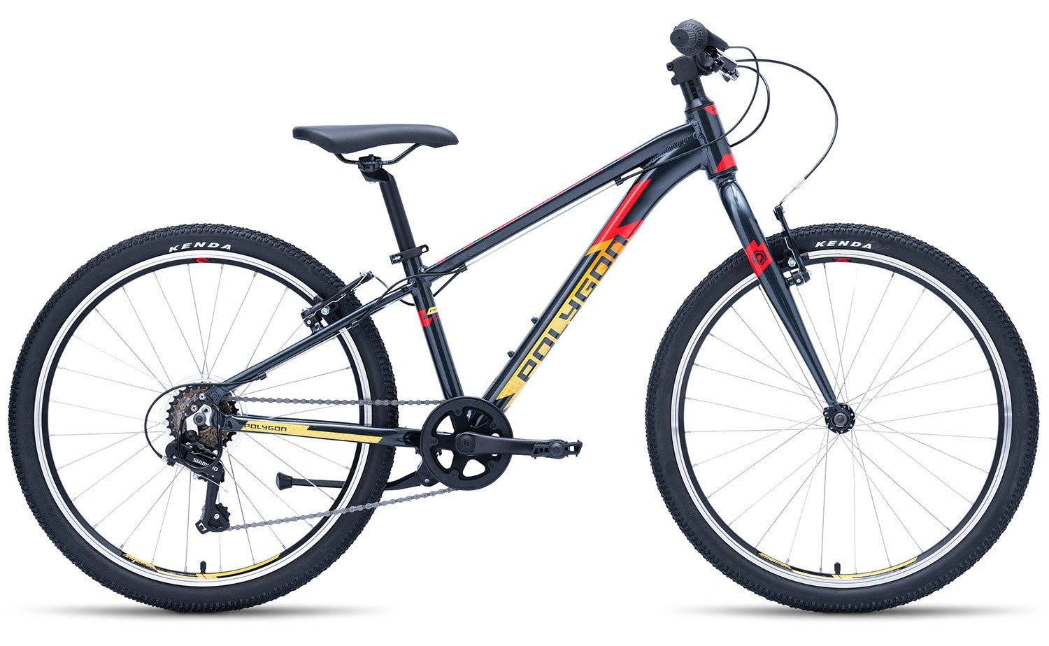 Bicicleta Infantil Polygon Premier 24 Ultraligera - Carbón: ¡Aventura y ligereza para pequeños ciclistas! ¡Diversión garantizada!