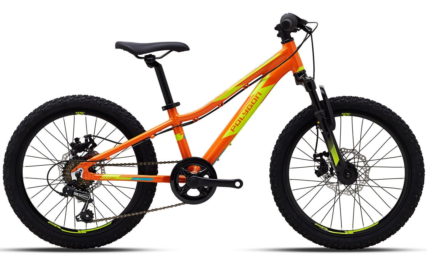 ¡Relámpago Naranja! Bicicleta de Montaña Polygon Relic 20 para Niños Aventureros - ¡A rodar!